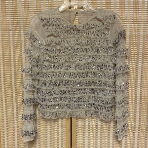 LETMEBE sequin blouse
